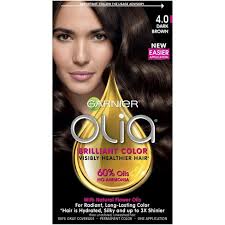 Garnier nutrisse nourishing permanent hair color creme. Garnier Olia Brilliant Color 6 Fl Oz 4 0 Dark Brown Target