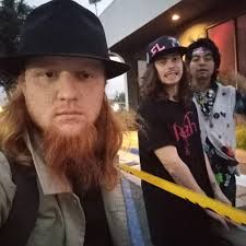 At The People's Plaza in Abilene, TX about to go up in a little bit. Wish  me luck y'all! 🎶🎤🎶🎤 #selfie #photo #friends #homies #rapper #musician  #musicians #peoples #plaza #show #live #event #