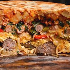 Breakfast Timpano Recipe By Tasty Recipe Timpano Recipe Stuffed Peppers Recipes