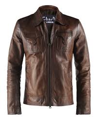 Mens Drifter Vintage Brown Leather Jackets Charlie London Jackets Men Fashion Leather Jacket Men Leather Jacket