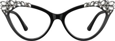 Black Cat Eye Glasses 4446221 Zenni Optical Eyeglasses In 2020 Cat Eye Glasses Fashion Eye Glasses Optical Glasses Women