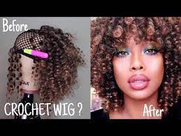 How To Make Your Own Crochet Wig Perfect Protective Style For The Summer Youtube Crochet Wig Wigs Protective Style Braids