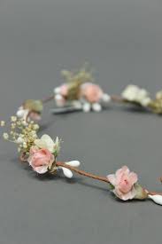 Blumenkranz Schlicht Fur Die Hochzeit Rosa Coronita Blumenkranz Vintage Blumen Und Blumenkranz Haare