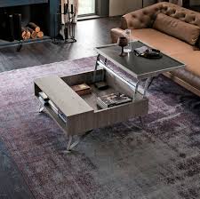 A rattan table that features a glass layer at the top. Contemporary Coffee Table Up Target Point New Laminate Porcelain Stoneware Square