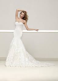 The dress has not been altered. Pronovias Pronovias Fashion Druida Bridal Prom Dress Store In New Jersey Castle Couture Pronovias Wedding Dress Wedding Dresses Kleinfeld Lace Mermaid Wedding Dress