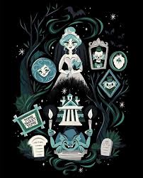 Haunted Mansion By Caley Hicks Disney Art Disney Drawings Disney Wallpaper