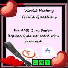 Have fun, and you may even learn something new!. Second Life Marketplace World History Trivia