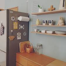 キッチン 鹿児島睦 無印良品 冷蔵庫 ストリングシェルフ などのインテリア実例 2015 04 28 08 50 06 roomclip ルームクリップ インテリア 収納 ストリングシェルフ 無印良品 冷蔵庫