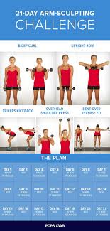 Sculpt And Strengthen Your Arms With This 3 Week Challenge Fitness Body Exercise Arm Workout