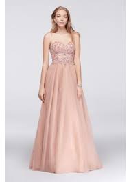 David's bridal wedding dress have a david's bridal wedding dress to sell? Embellished Tulle Ball Gown With Basque Waist David S Bridal
