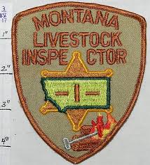 Montana Livestock Inspector Police Patch Police Patches Patches Livestock