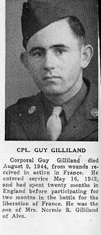 Cpl Guy Eugene Gilliland (1918-1944)