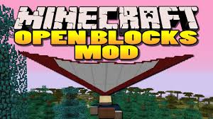 скачать мод на майнкрафт 1 12 2 на деньги рубли Minecraft Open Blocks Mod Water Tanks Elevators Hang Gliders Water Tank Hang Gliders Minecraft