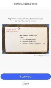 Scan 'em and store 'em How To Scan Business Cards Into Iphone Contacts Covve