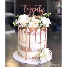 53 best ideas for birthday cake 30th woman it truly is widely accepted that printable birthday cards originated from england over a century ago #happybirthday. Rose Gold Drip Cake Birthday Drip Cake Rose Gold Cake Topper Gold Birthday Cake