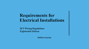 18th Edition Course Mj Electrical Training