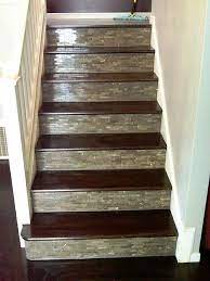 Custom Tile Wood Stairs And Wood Floor Stairs Wood Stairs Home