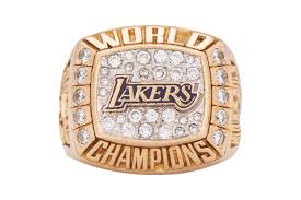 Custom your own personalized championship ring now. Kobe Bryant Lakers Championship Ring Sells For 206k Usd Hypebeast