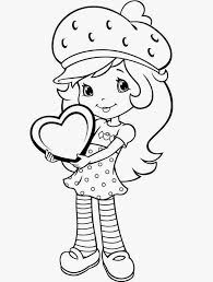Here is something cute and sweet to tempt your coloring fancy. Coloring Pages Strawberry Shortcake Free Printable
