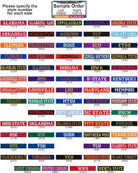 Ncaa Football Team Colors