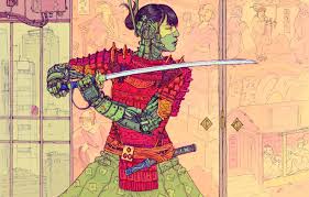 Wallpaper Girl Japan Robots Sword Samurai Fantasy Art Art Robot Robots Fiction Katana Cyborg Sci Fi Cyberpunk Cyberpunk Images For Desktop Section Art Download Wallpaper hd of cyberpunk, tokyo, japan, rain. wallpaper girl japan robots sword