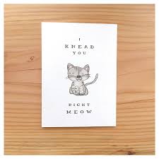 M E O W Cat Pun Card Cat Pun Cat Lover Card Right Meow I Need You Love Card Valentine S Day Card Love Pun Love Pun Card Cat Card Pun