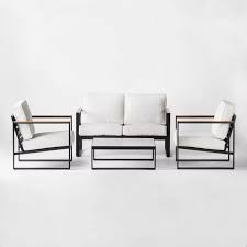 Henning 4pc Patio Conversation Set Project 62 Target In 2021 Patio Furniture Collection Conversation Set Patio Furniture