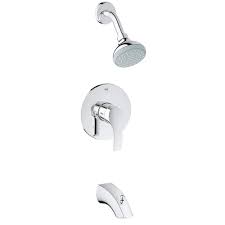 Centerset bathroom faucet with drain assembly. Eurosmart New Single Handle 2 Spray Tub And Shower Faucet Combination