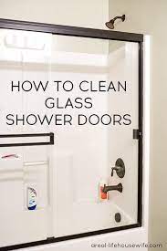 How To Clean Glass Shower Doors Shower Doors Glass Shower Doors Diy Cleaning Products