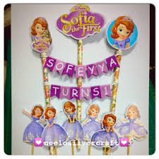 Maybe you would like to learn more about one of these? Sofia The First Birthday Cake Topper Shopee Malaysia