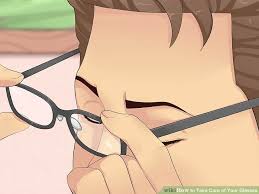 ·the correct way to keep your phone and. Handling Method For Your Glasses