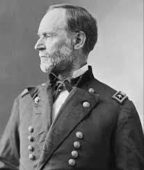 When discussing military history, Teddy Roosevelt expressed a certain  admiration for William Tecumseh Sherman. He did, however, misidentify some  of the battles he'd been involved in, and attributed some of his  accomplishments