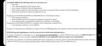 Army letter for requesting expedited visa process. N 400 Interview Check List Us Citizenship General Discussion Visajourney