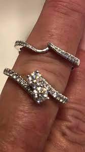 Beautiful Everus Wedding Set 3 4 Carat 14k White Gold Only Worn A Few Times Dream Engagement Rings Kay Jewelers Rings Steel Ring