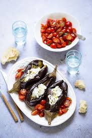 Aubergines Farcies A La Feta Recette Turque Un Dejeuner De Soleil Recette Aubergines Farcies Recette Turque Recette