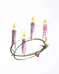 Advent Wreath Modern Christmas Art Advent Wreath Christmas Art