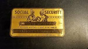 It is indispensable on passport applications, tax returns, financial account reporting and numerous. Vintage Antique Metal U S Social Security Id Card Gold Color Engraved Ebay