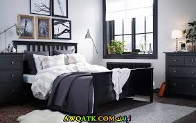 غرف نوم شبابية أسود رمادي كتالوج من إيكيا تصميم رائع حديث