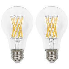 100w Equivalent Clear 12w Led Dimmable Standard 2 Pack 61a01 Lamps Plus