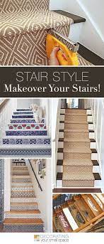 Stair Style Makeover Your Stairs Lots Of Ideas And Tutorials Tile Idea For Outdoor Steps To Deck Diy Stairs Home Diy Stair Makeover