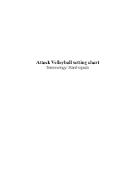 Pdf Attack Volleyball Setting Chart Christopher Calaguas
