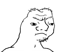We only ask you to add a small attribution link. Brainlet Wojak Png