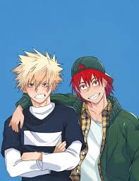 Bakugou's smile even though it's completely unhinged breathe if you agree. Fanart Smile Bakugou Bokunoheroacademia