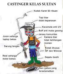 Castinger Kelas Sultan Memancing Berkelas Sarung Tangan