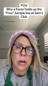 POV: A Karen at Sam's Club Holds Up the Sample Line