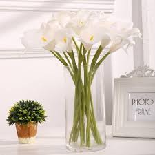 10 Stems Artificial Calla Lily Flower Bouquets For Wedding Etsy In 2020 Calla Lily Calla Lily Flowers Artificial Flowers