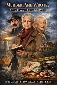 The Movies - Murder, She Wrote: A New Chapter of Secrets (2026) ⭐ Jamie Lee  Curtis · Tom Selleck · Helen Mirren 🎭 Crime • Mystery • Drama Set in a  world