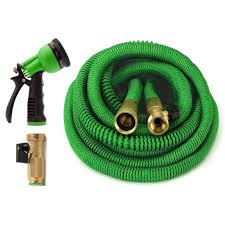 Growgreen Expandable 100 Garden Hose Set W Nozzle Walmart Com Walmart Com