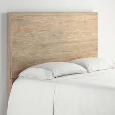 In legno scolpito o in rattan, in pelle o con. Testata Letto 160x8x125 Legno Grigio