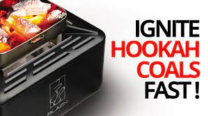 Its actually better to put them inside a chimney made out of foil with space between the coals. How To Light Hookah Coals Faster Than Ever With Infrared Blazn Burner Ad Youtube